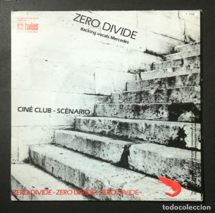 Discos de vinilo: ZERO DIVIDE - Cine Club / Scenario - SINGLE 1984 - TWINS - Foto 2