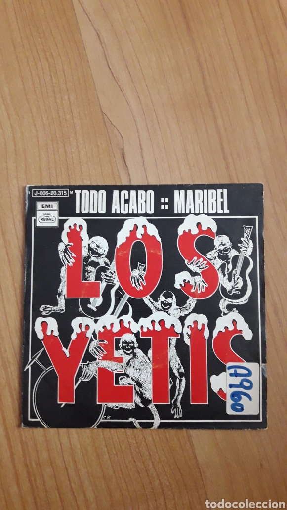 Discos de vinilo: LOS YETIS. TODO ACAB&Oacute; - Foto 1