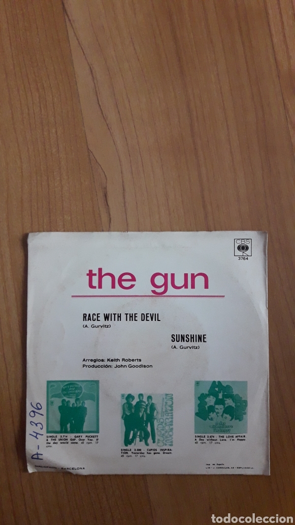 Discos de vinilo: THE GUN. RACE WITH THE DEVIL - Foto 2