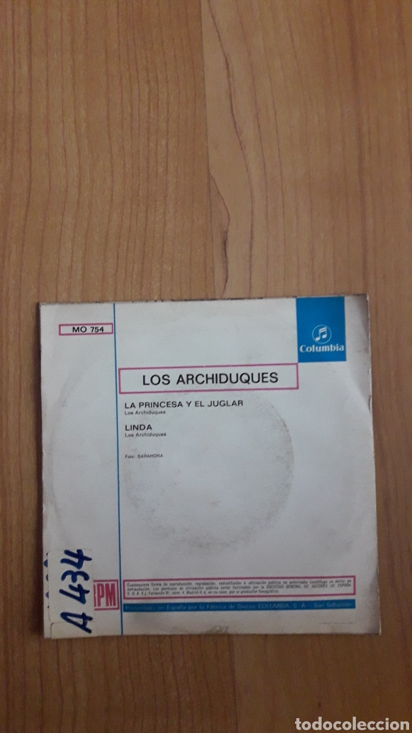 Discos de vinilo: LOS ARCHIDUQUES. LA PRINCESA Y EL JUGLAR - Foto 2