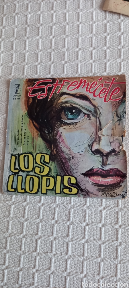 Discos de vinilo: Disco 45 rpm Los Llopis - Foto 1