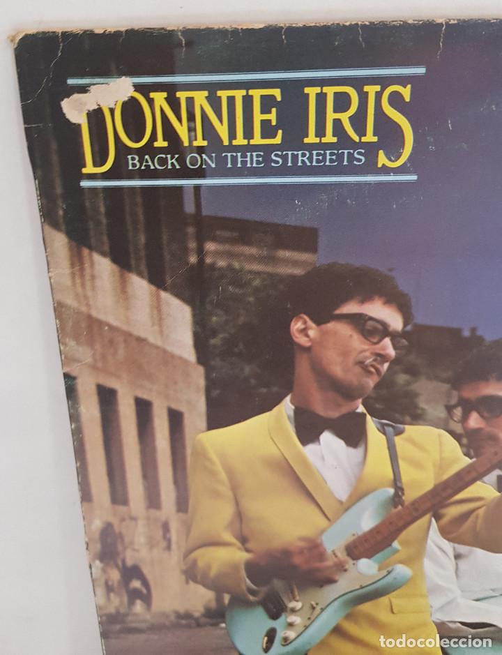 Discos de vinilo: DONNIE IRIS - BACK ON THE STREETS - Foto 3