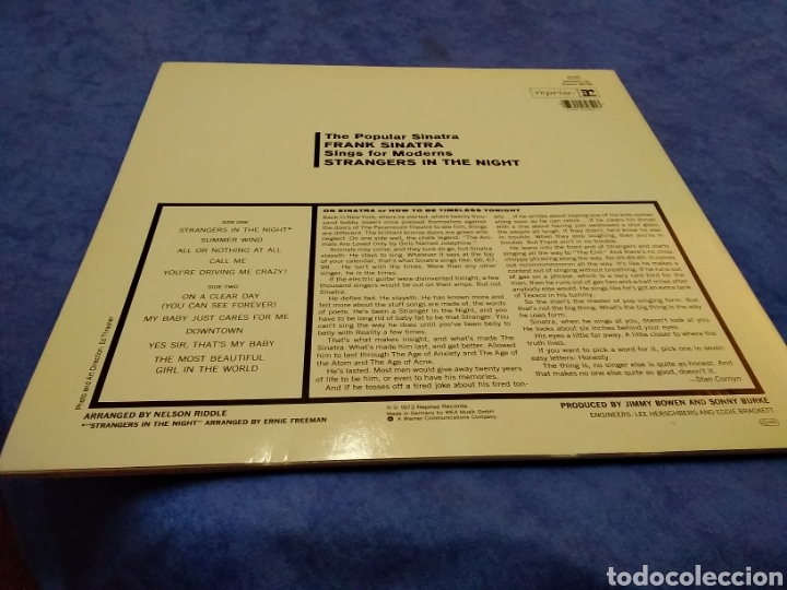 Discos de vinilo: LOTE 3LP DE FRANK SINATRA - 20 CLASSIC TRACKS +THE REPRISE YEARS +STRANGERS IN THE NIGHT LPs VINILO - Foto 16 - 291308388