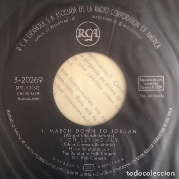 Discos de vinilo: Harry Belafonte &ndash; Espirituales - 1960 - Foto 3