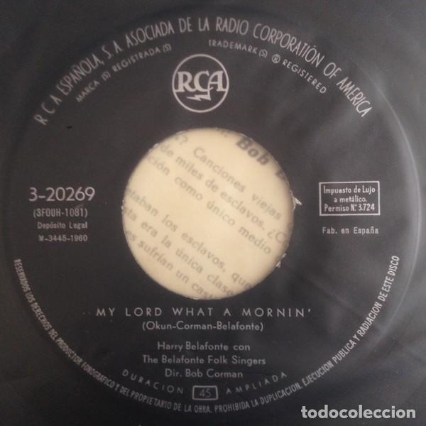 Discos de vinilo: Harry Belafonte &ndash; Espirituales - 1960 - Foto 4