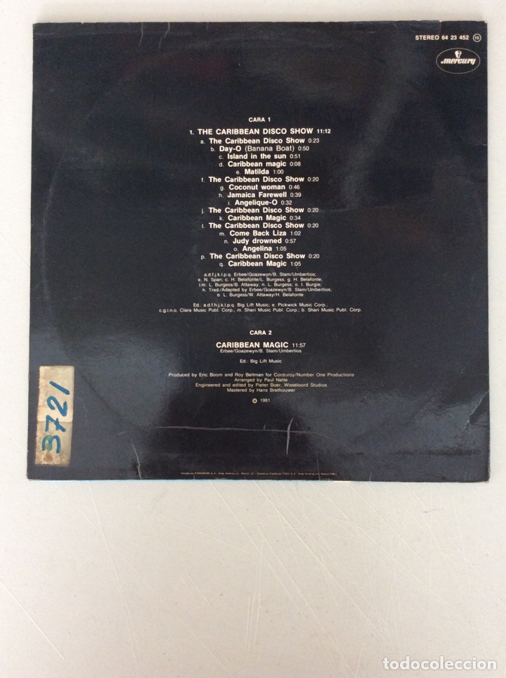 Discos de vinilo: The caribbean disco show Lobo - Foto 2