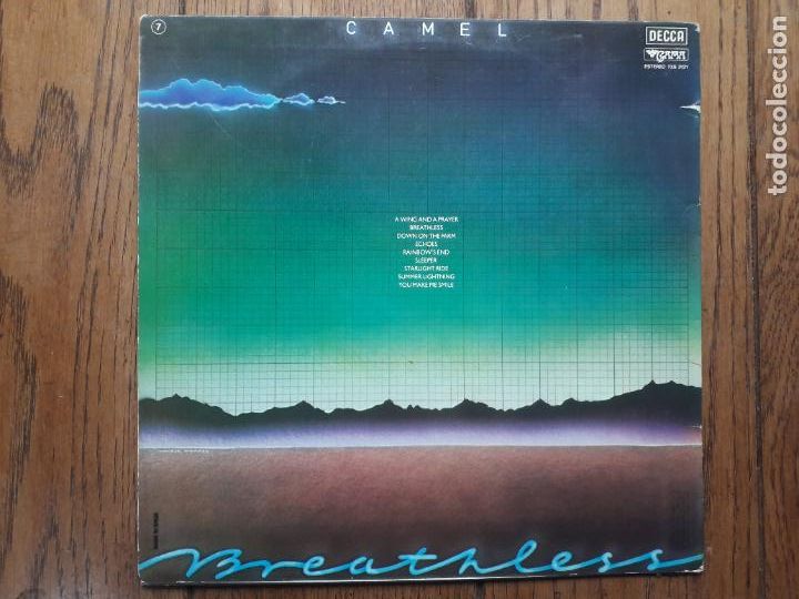 Discos de vinilo: Camel - breathless - Foto 2