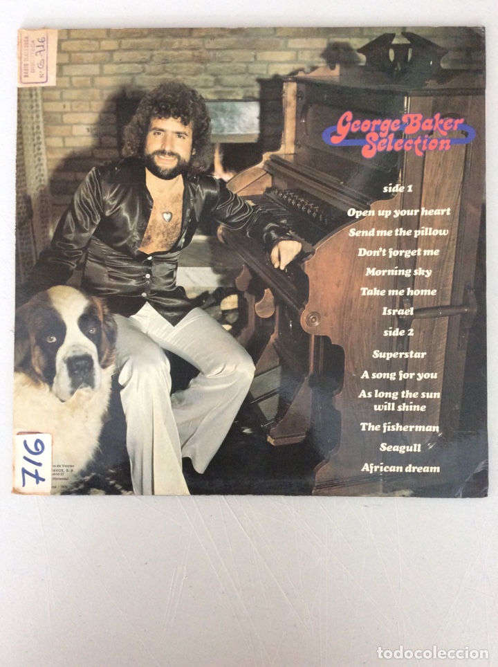 Discos de vinilo: George Baker selection. A song for you - Foto 2