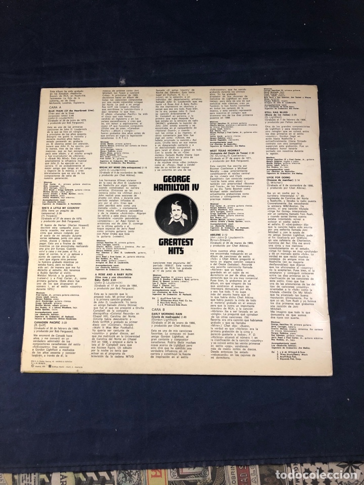 Discos de vinilo: George Hamilton IV - Foto 2