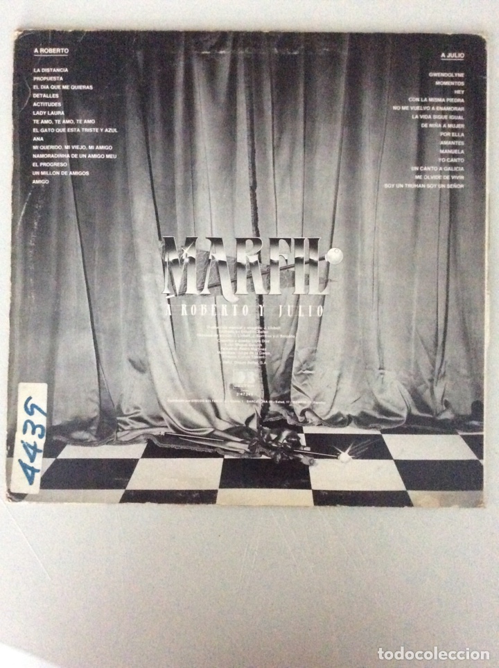 Discos de vinilo: Marfil. a Roberto y Julio - Foto 2