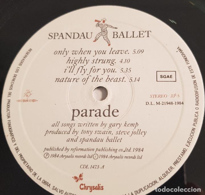 Discos de vinilo: SPANDAU BALLET - PARADE - Foto 5