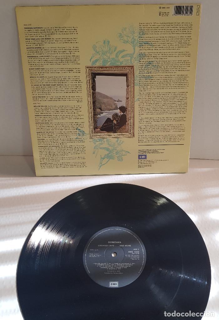 Discos de vinilo: DONOVAN&acute;S - GREATEST HITS AND MORE - Foto 2
