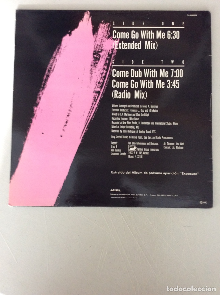 Discos de vinilo: Expos&eacute;. Come go with me. - Foto 2