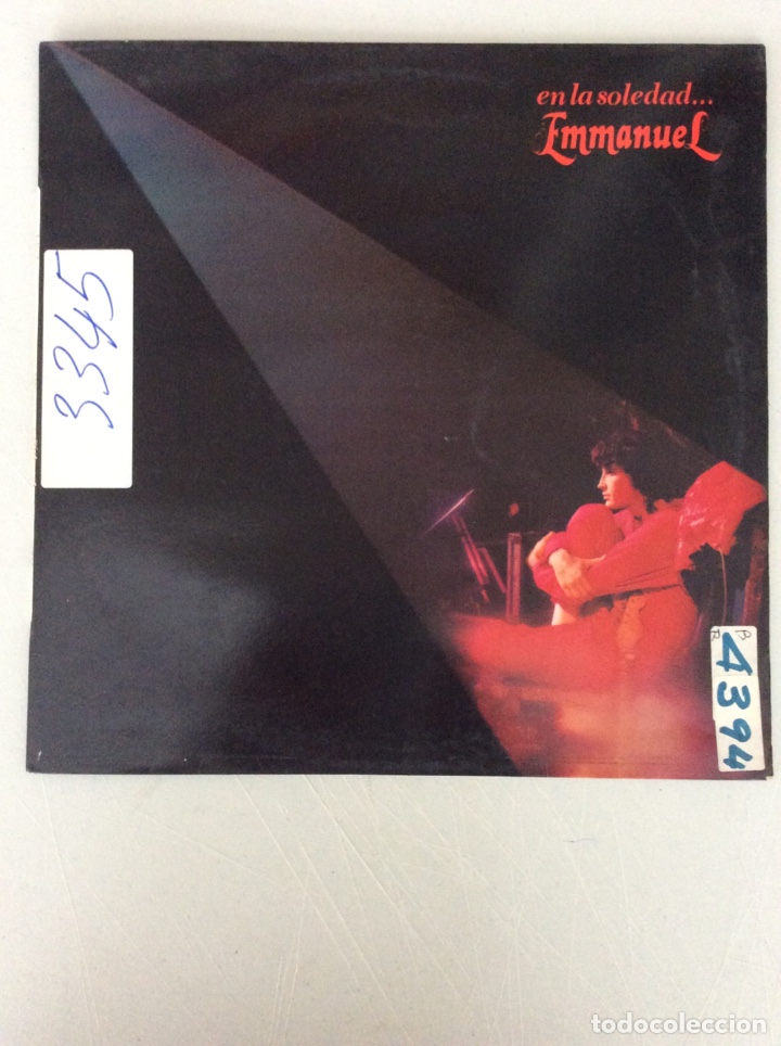 Discos de vinilo: En la soledad... Emmanuel - Foto 1