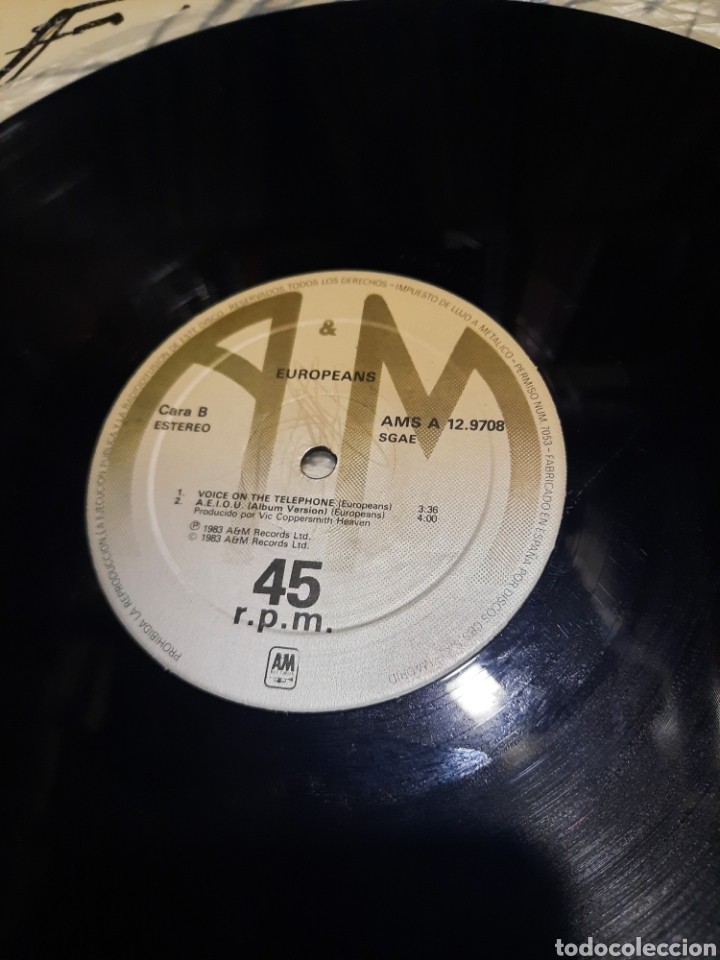 Discos de vinilo: Europeans - A+E+I+O+U - Foto 2