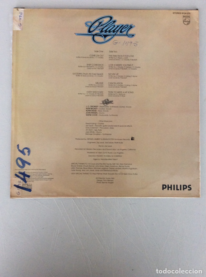 Discos de vinilo: Player. Come on out - Foto 2