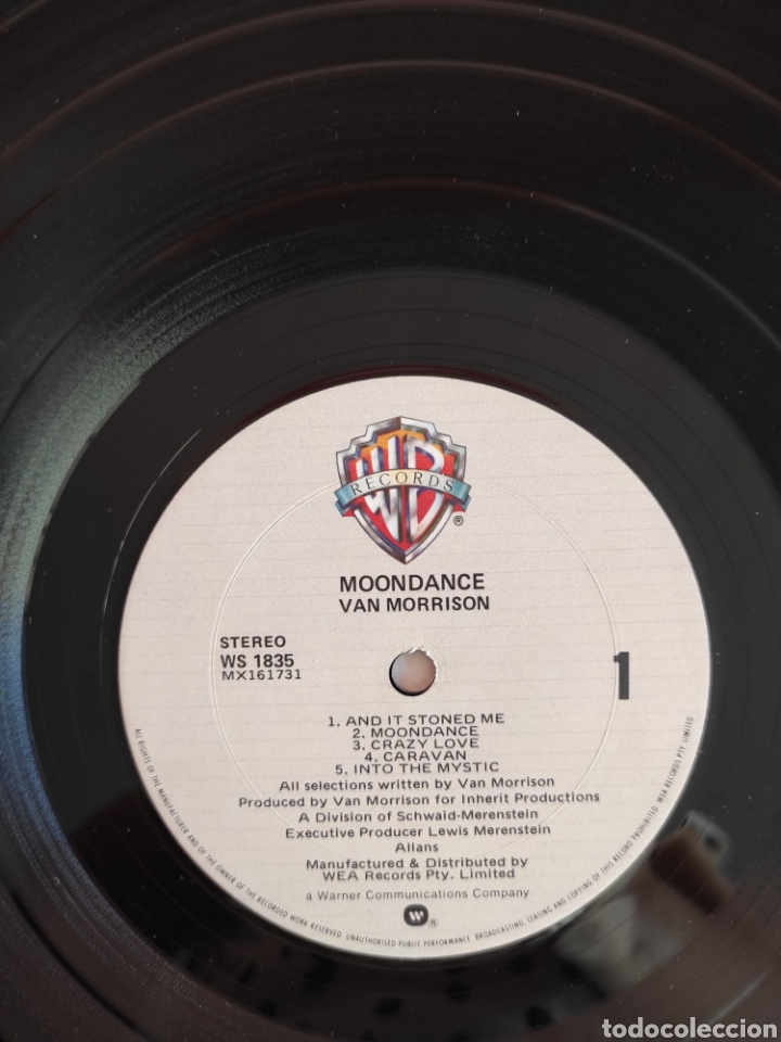 Discos de vinilo: LP VAN MORRISON. MOONDANCE. WARNER 1970. - Foto 3