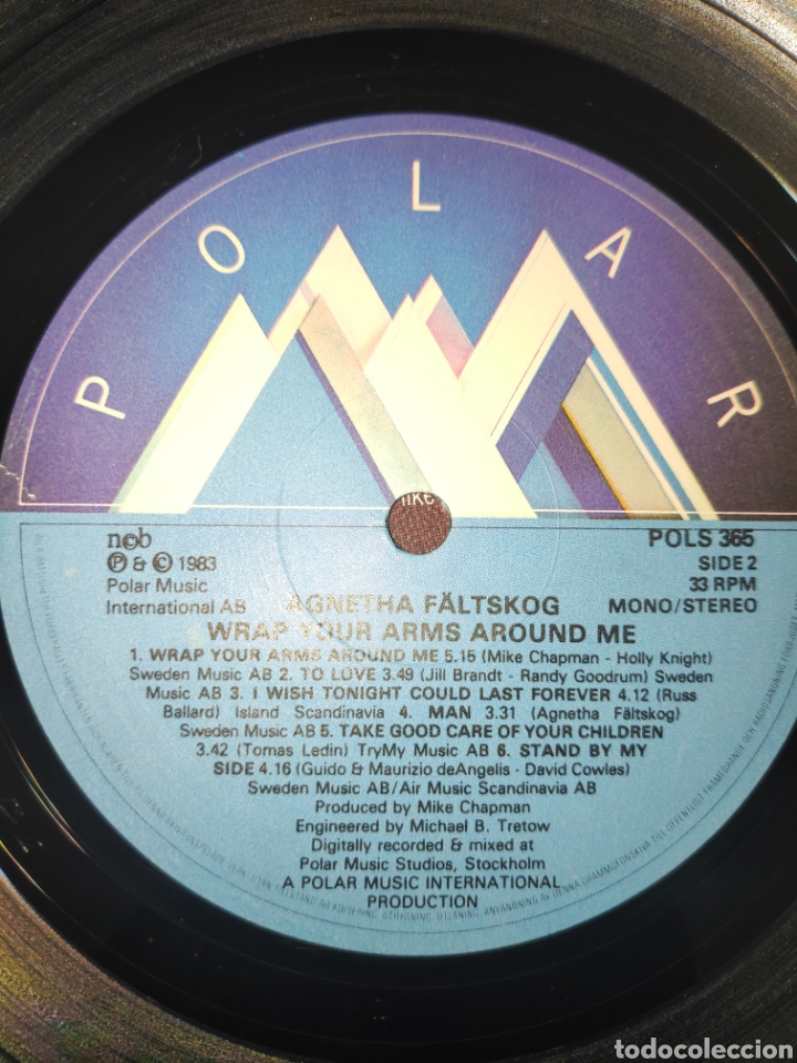 Discos de vinilo: Agnetha Faltskog - Abba - Wrap your arms around me - Abba - Foto 7