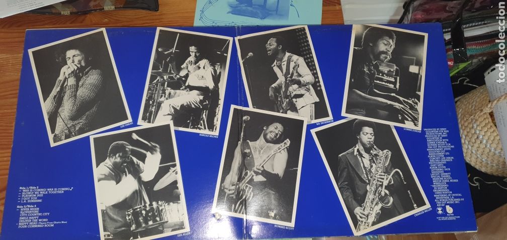 Discos de vinilo: Disco vinilo war platinum jazz doble - Foto 3