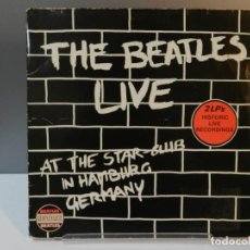 Discos de vinilo: DISCO VINILO 2 X LP. THE BEATLES – LIVE AT THE STARCLUB IN HAMBURG GERMANY. 33 RPM. EDICIÓN HOLANDA.. Lote 314738418