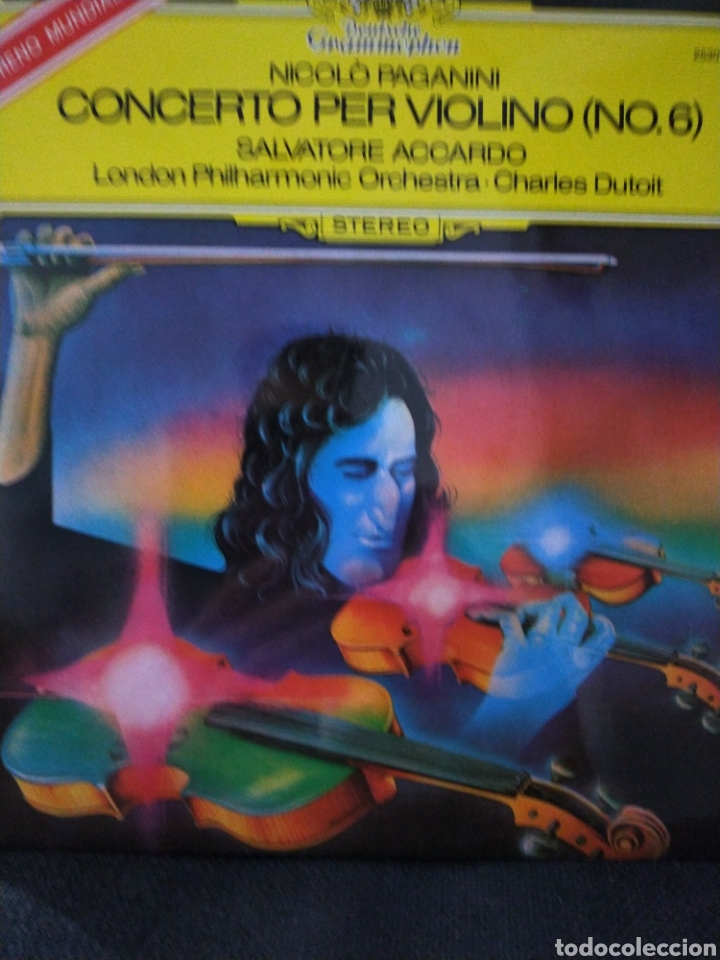 Discos de vinilo: PAGANINI VONCERTO VIOLINO ACCARDO DUTOIT DEUTSCHE GRAMMOPHON