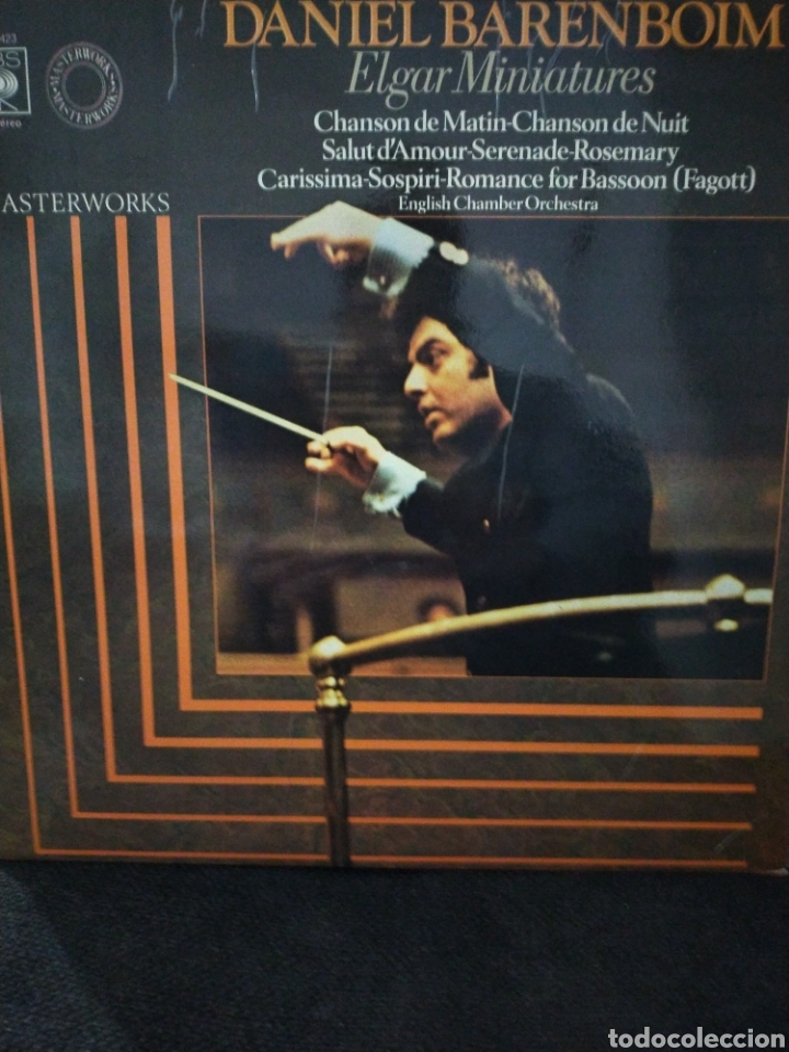 Discos de vinilo: BARENBOIM ELGAR MINIATURES MASTERWORKS - Foto 1