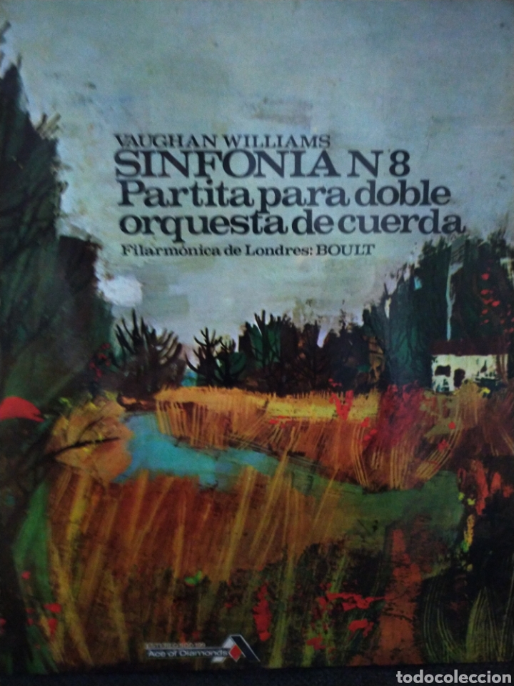 Discos de vinilo: VAUGHAN WILLIAMS SINFON&Iacute;A 8 VINILO - Foto 1