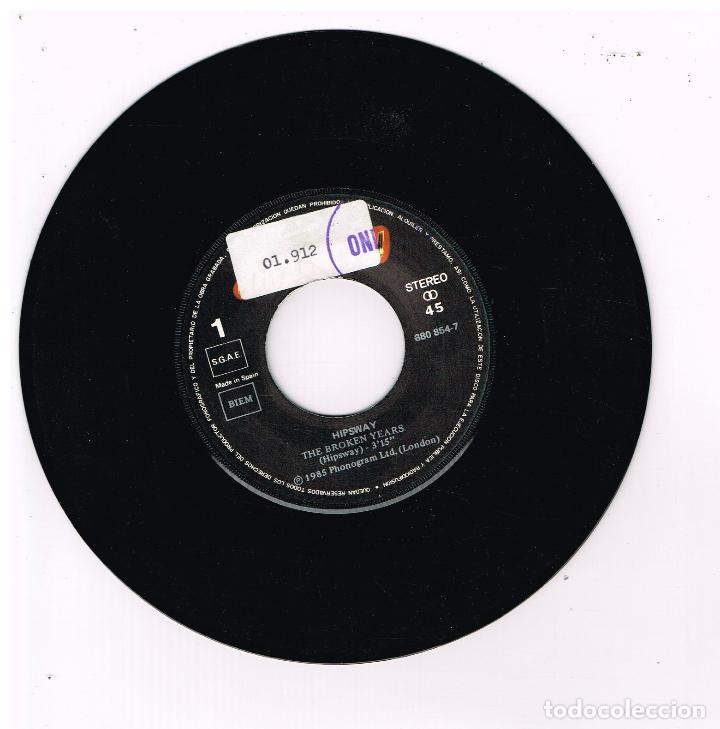 Discos de vinilo: HIPSWAY - THE BROKEN YEARS / FORBIDDEN - SINGLE 1986 - Foto 1