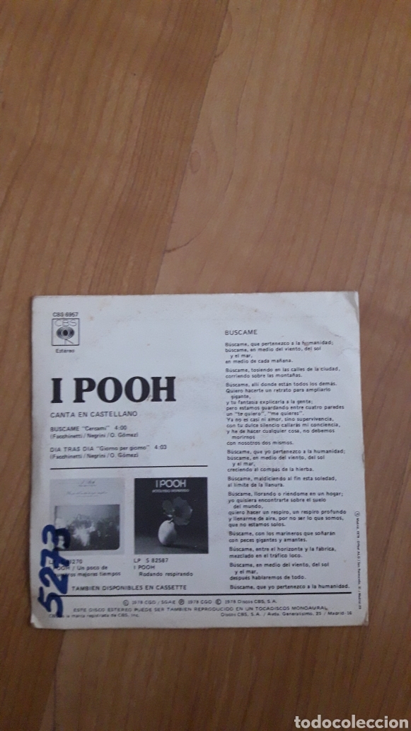 Discos de vinilo: I POOH. B&Uacute;SCAME - Foto 2