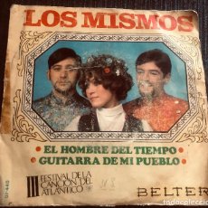 Discos de vinilo: 'EL HOMBRE DEL TIEMPO', DE LOS MISMOS. SINGLE VINILO 2 TEMAS. 45 RPM. BELTER. 1968.. Lote 292026713