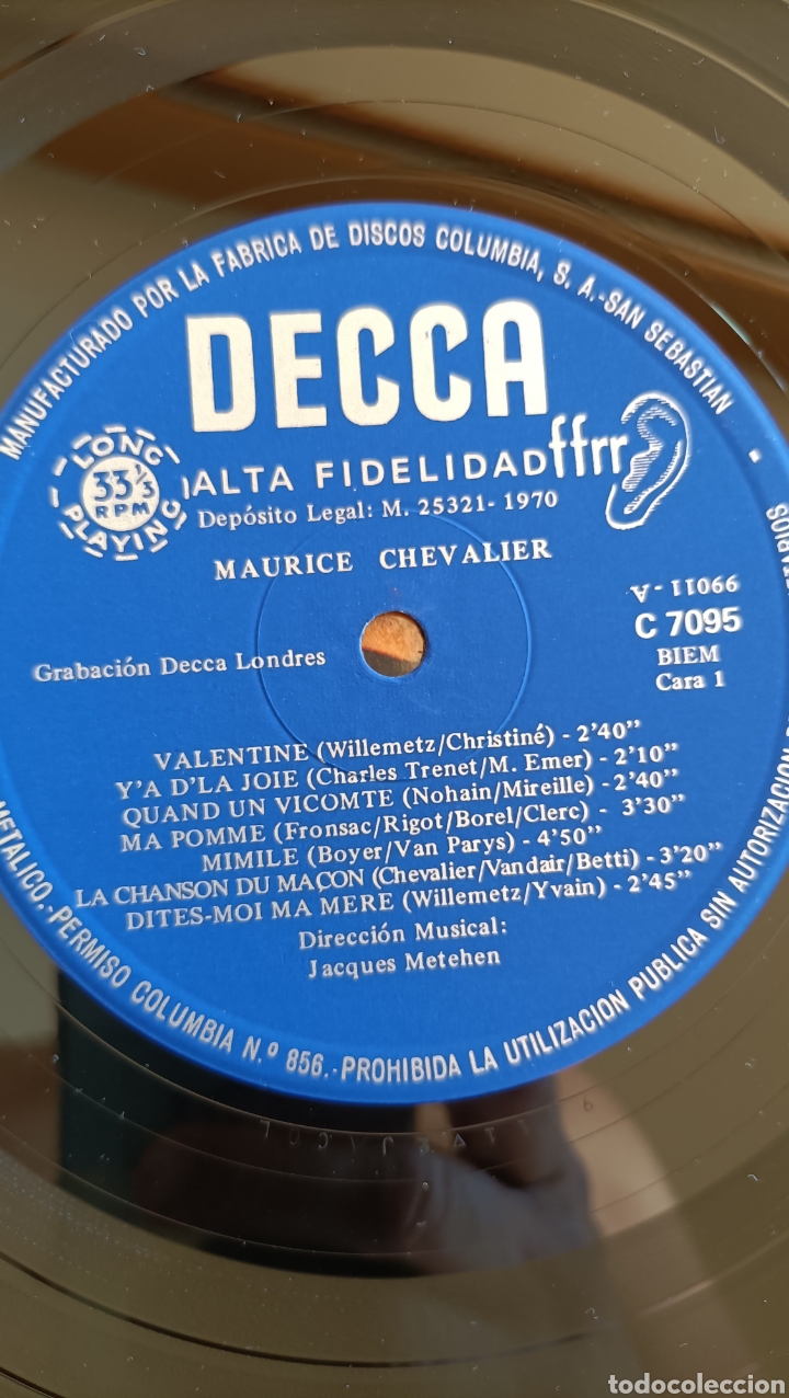 Discos de vinilo: Maurice Chevalier - Les Triomphes - Foto 4
