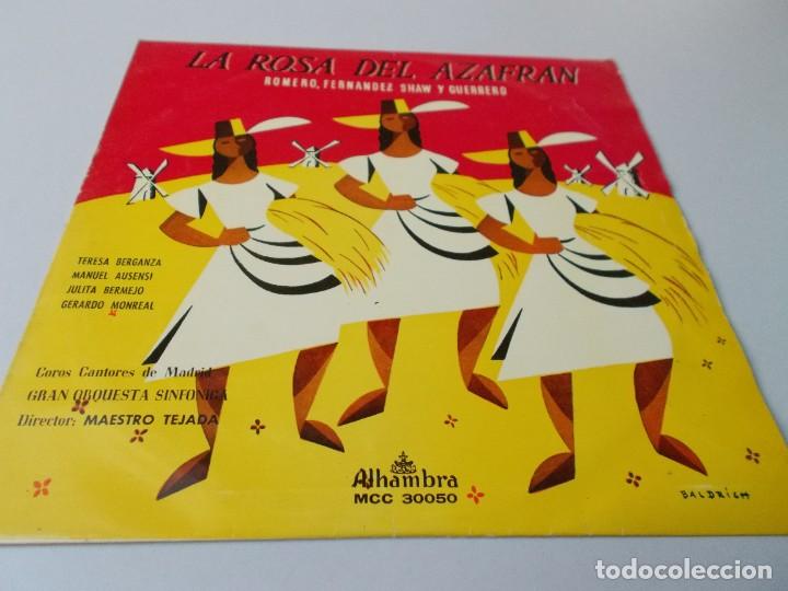 Discos de vinilo: LA ROSA DEL AZAFRAN Alhambra - Foto 1