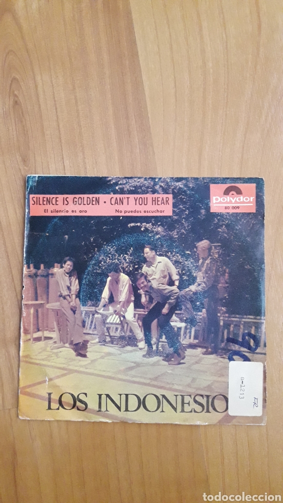 Discos de vinilo: LOS INDONESIOS. SILENCE IS GOLD - Foto 1