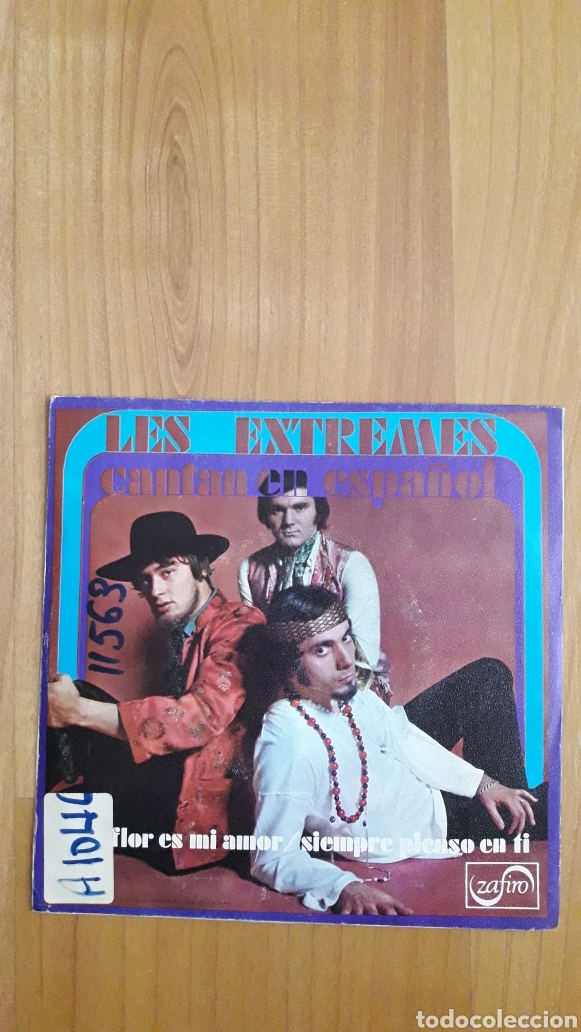 Discos de vinilo: LES EXTREMES. UNA FLOR ES MI AMOR - Foto 2