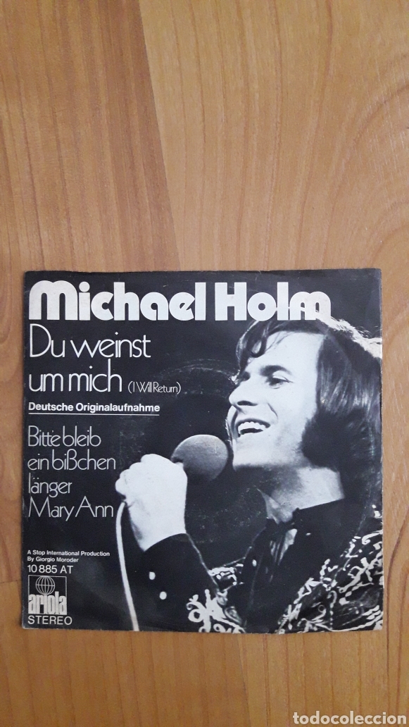 Discos de vinilo: MICHAEL HOLM. DU WEINST UM MICH - Foto 1