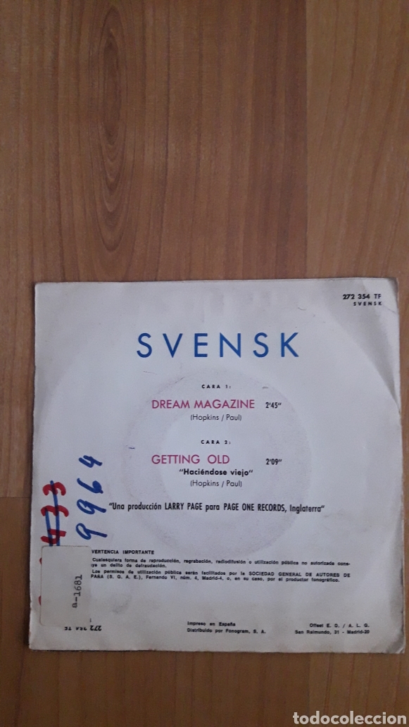 Discos de vinilo: SVENSK. DREAM MAGAZINE - Foto 2