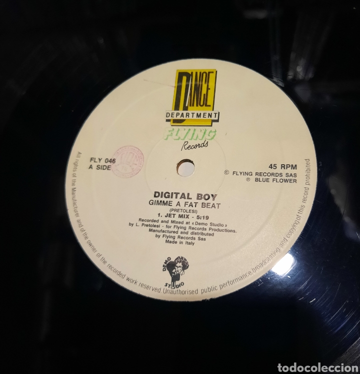Discos de vinilo: Digital Boy &lrm;&ndash; Gimme A Fat Beat - Foto 3