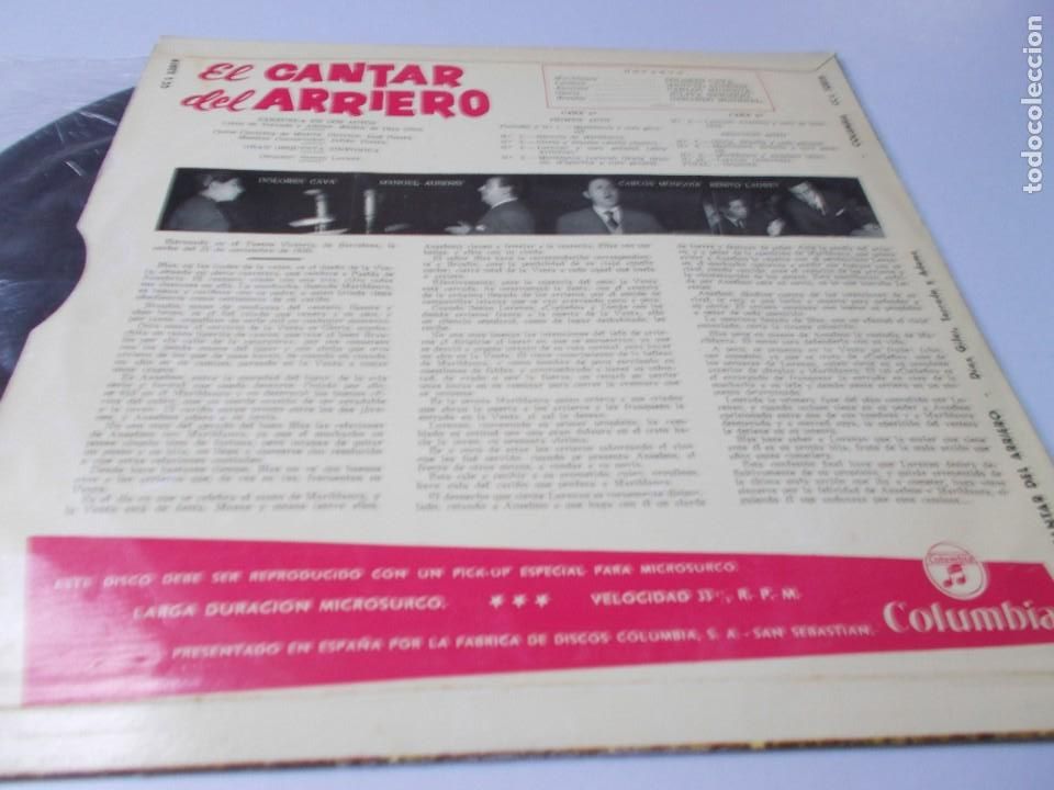 Discos de vinilo: EL CANTAR DEL ARRIERO - Foto 2