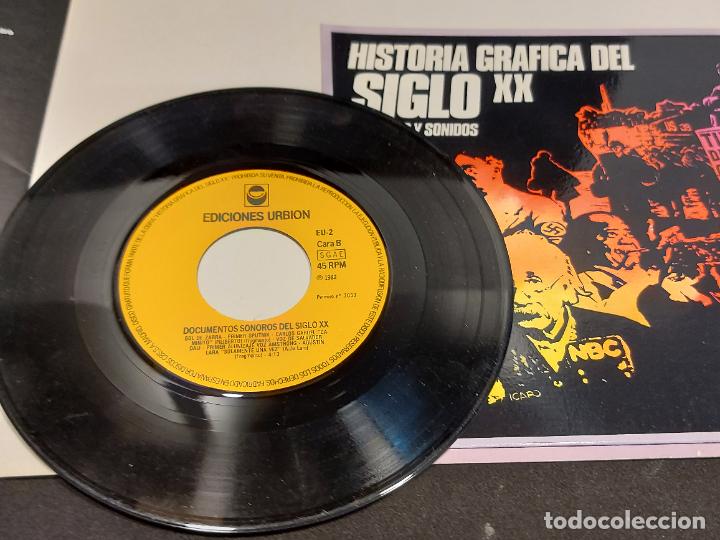 Discos de vinilo: HISTORIA GRÁFICA DEL SIGLO XX / IMÁGENES Y SONIDOS / EDICIONES URBIÓN / SINGLE-DOCUMENTOS SONOROS. - Foto 6 - 292080158