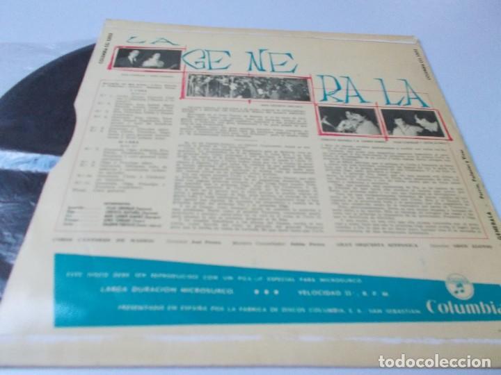 Discos de vinilo: LA GENERALA Editado 1958 - Foto 2