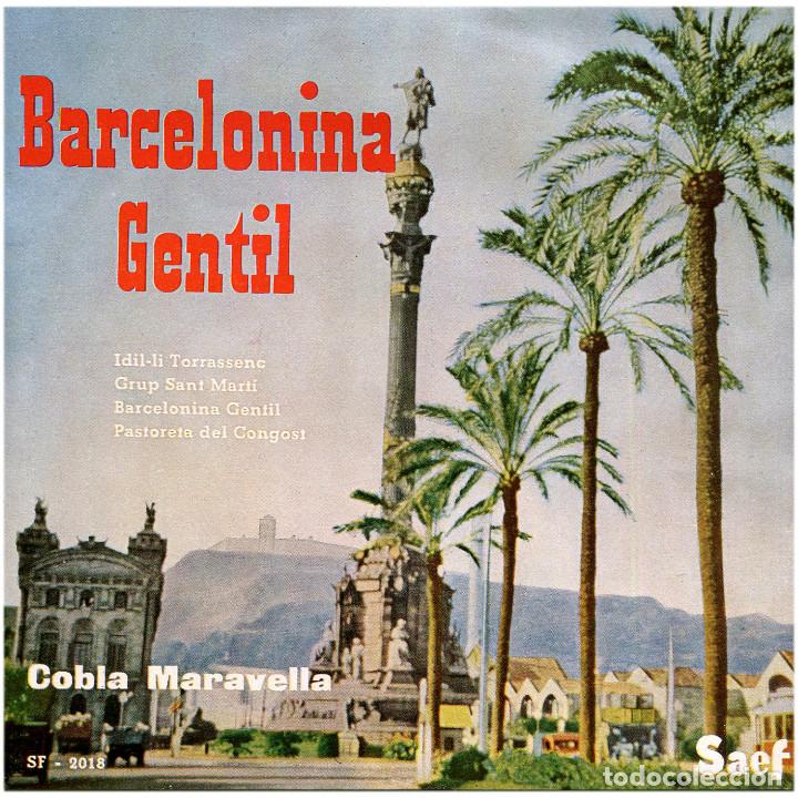 COBLA MARAVELLA - BARCELONINA GENTIL - EP SPAIN 1959 - SAEF (Música - Discos de Vinilo - EPs - Étnicas y Músicas del Mundo)