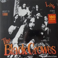 Discos de vinilo: THE BLACK CROWES * LP VINILO COLOR VERDE TRANS 180G * LIVE IN ATLANTIC CITY 1990 * PRECINTADO!!