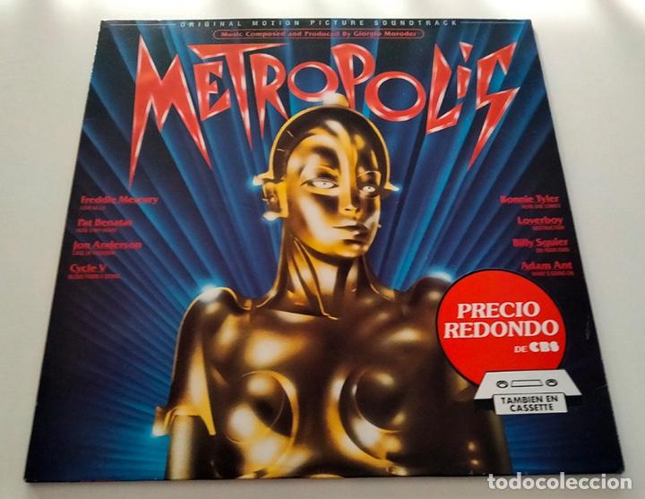 Discos de vinilo: VINILO LP BSO DE METROPOLIS. 1984. - Foto 1