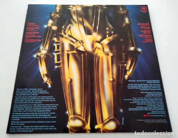Discos de vinilo: VINILO LP BSO DE METROPOLIS. 1984. - Foto 2