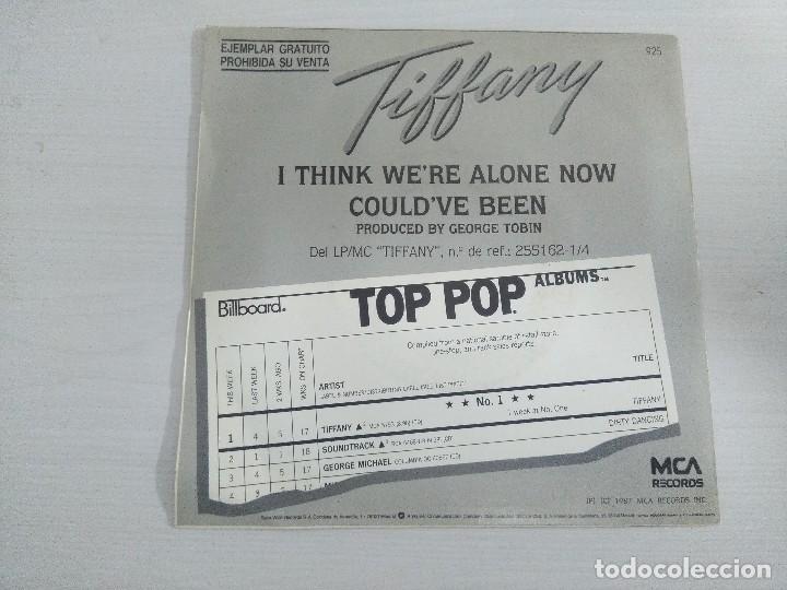 Discos de vinilo: TIFFANY/COULD VE BEEN/SINGLE PROMOCIONAL. - Foto 2