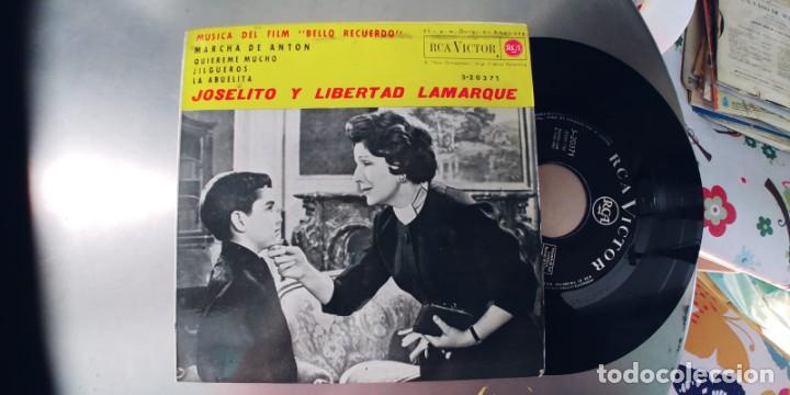 Discos de vinilo: JOSELITO Y LIBERTAD LAMARQUE-EP BELLO RECUERDO