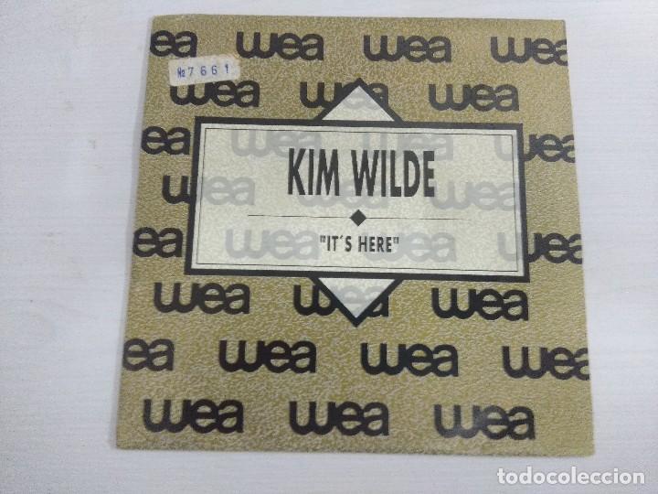 Discos de vinilo: KIM WILDE/ITS HERE/SINGLE PROMOCIONAL. - Foto 1