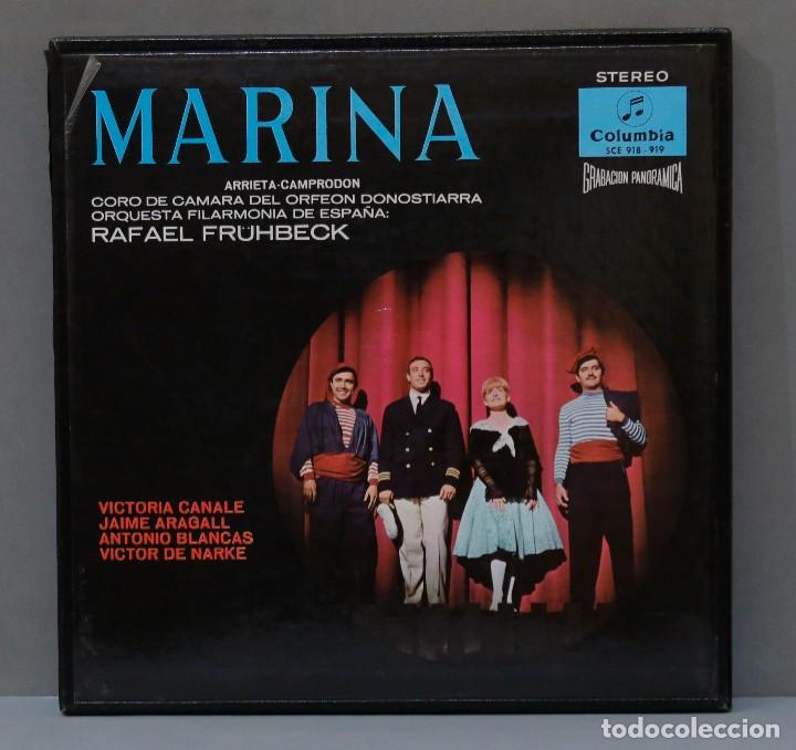 Discos de vinilo: CAJA LP. MARINA. Fr&uuml;hbeck - Foto 1