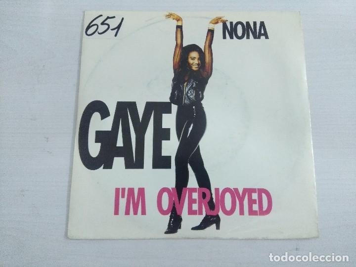 Discos de vinilo: NONA GAYE/IM OVERJOYRD/SINGLE. - Foto 1