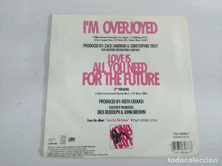 Discos de vinilo: NONA GAYE/IM OVERJOYRD/SINGLE. - Foto 2